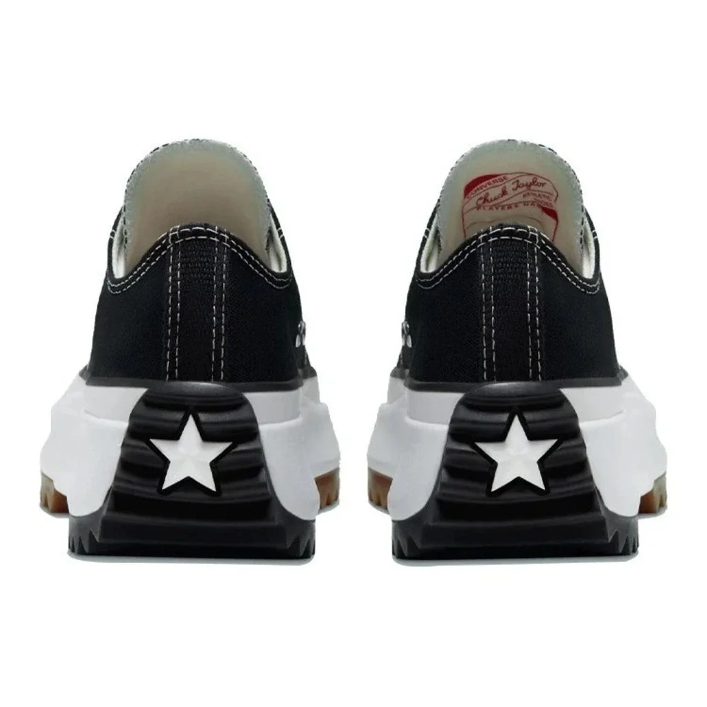Converse Run Star Hike Mens 10 Womens 11.5 Black/White Platform Low Top Sneakers - Picture 5 of 6